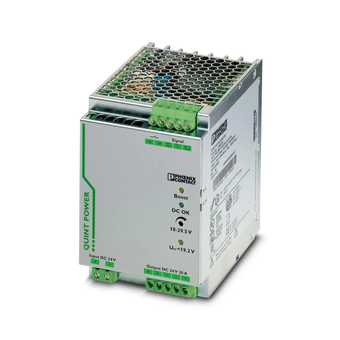 Преобразователь напряжения QUINT-PS/24DC/24DC/20 Phoenix Contact 2320102