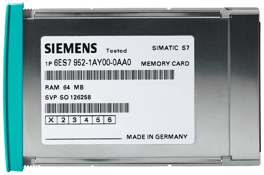 Карта памяти для S7-400 SIMATIC S7 6ES7952-1AL00-0AA0 Siemens 6ES7952-1AL00-0AA0