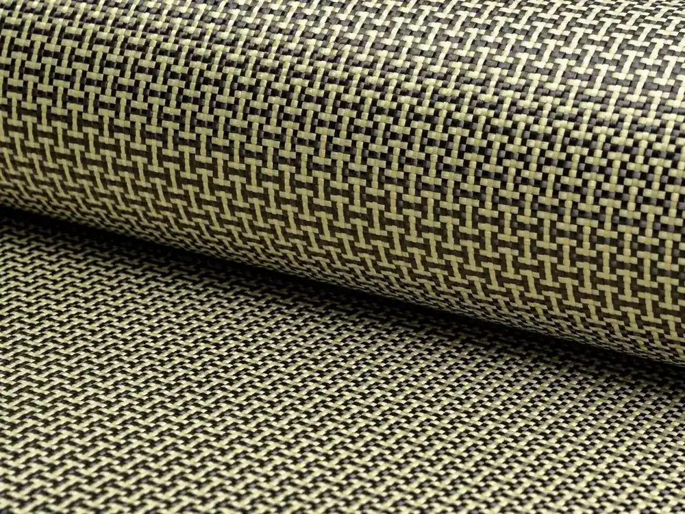 Углеарамидная ткань 200 г/м² Twill T300, ширина 100 см CFAR-200-TW