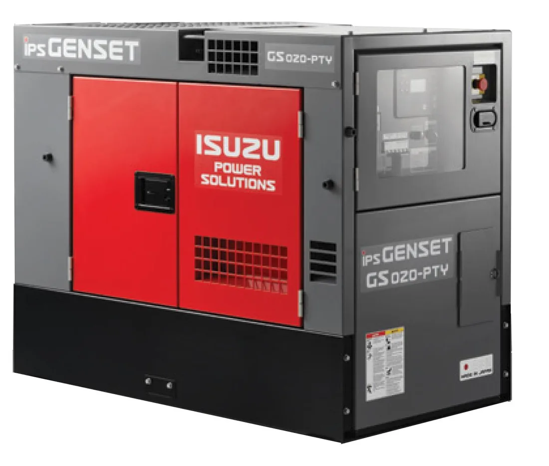 Дизельгенератор PP-серия 18-32 кВт (двигатель ISUZU) PP-ISUZU